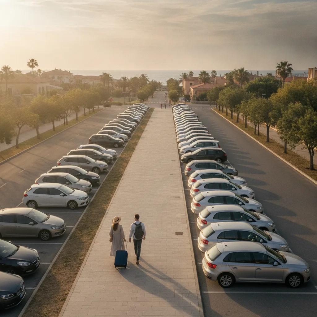 parking port Locmariaquer embarquement